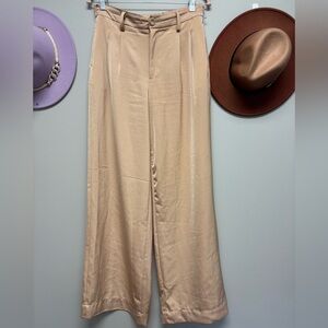One 5 One Beige Trouser ‎ Wide Leg Pants